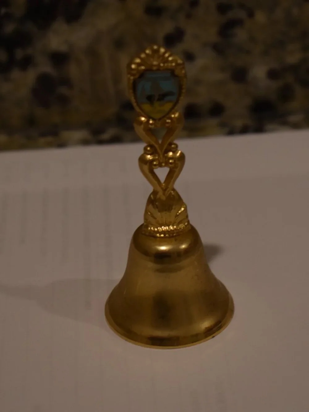 Metal Boston Mass Souvenir Bell